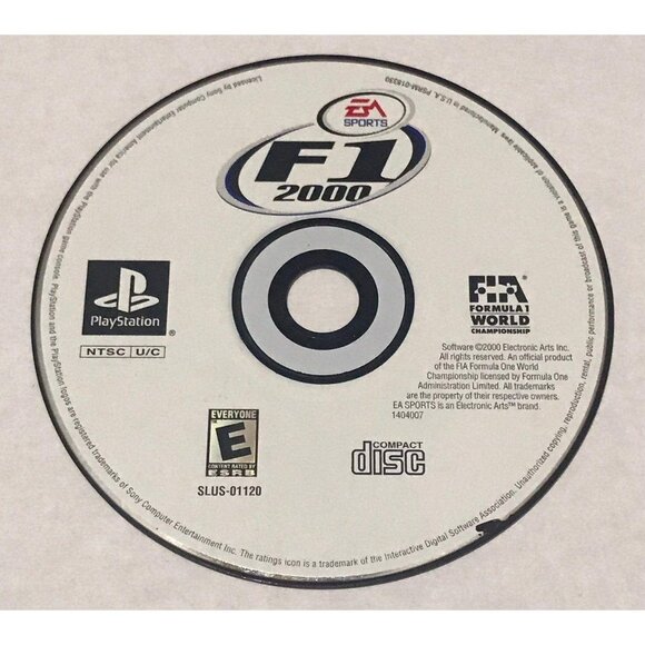 PS1 F1 2000, EA Sports, PlayStation 1 - Picture 1 of 1
